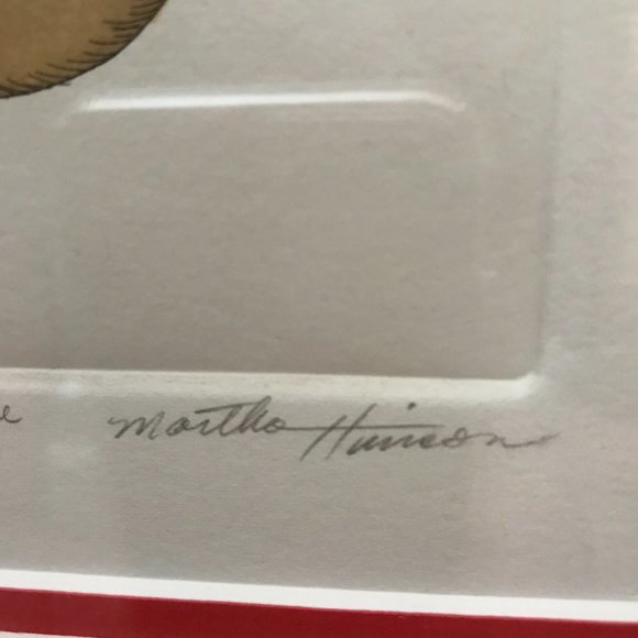 Martha Hinson "Christmouse Time" Signed/Framed Etching - Picture 5 of 8